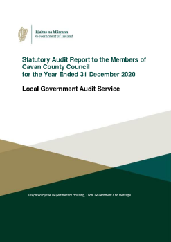 Cavan County Council Audit Report 2020 summary image
									