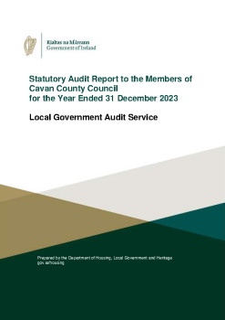 Cavan County Council Audit Report 2023 summary image
									