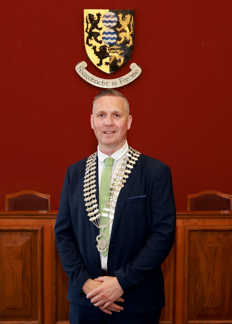 Cathaoirleach of Cavan County Council 2023-'24, Councillor Philip Brady