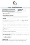 Rural Housing Application Form 2025 PDF thumbnail